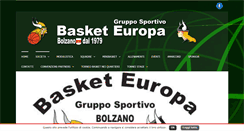 Desktop Screenshot of basketeuropa.it